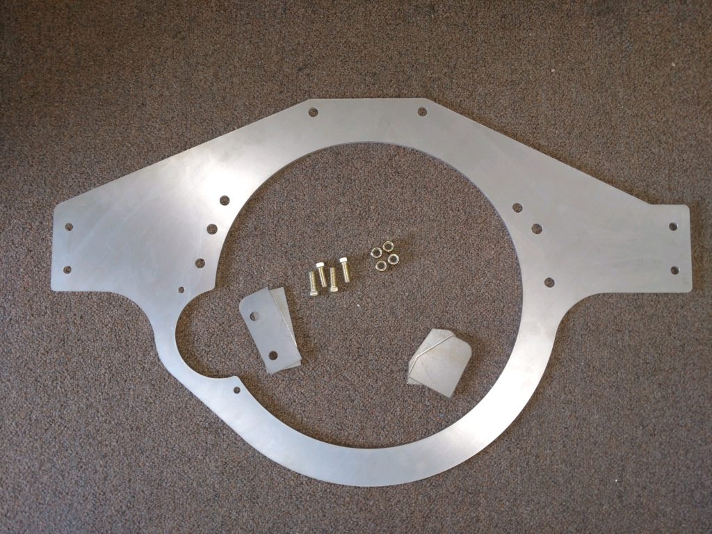 SBFFXMID157C250, 157 TOOTH, 7904 MUSTANG MID PLATE, CENTERED, .250 THICK Pande's Performance